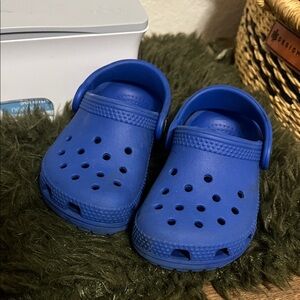 CROCS Kids Classic Blue Sandals
